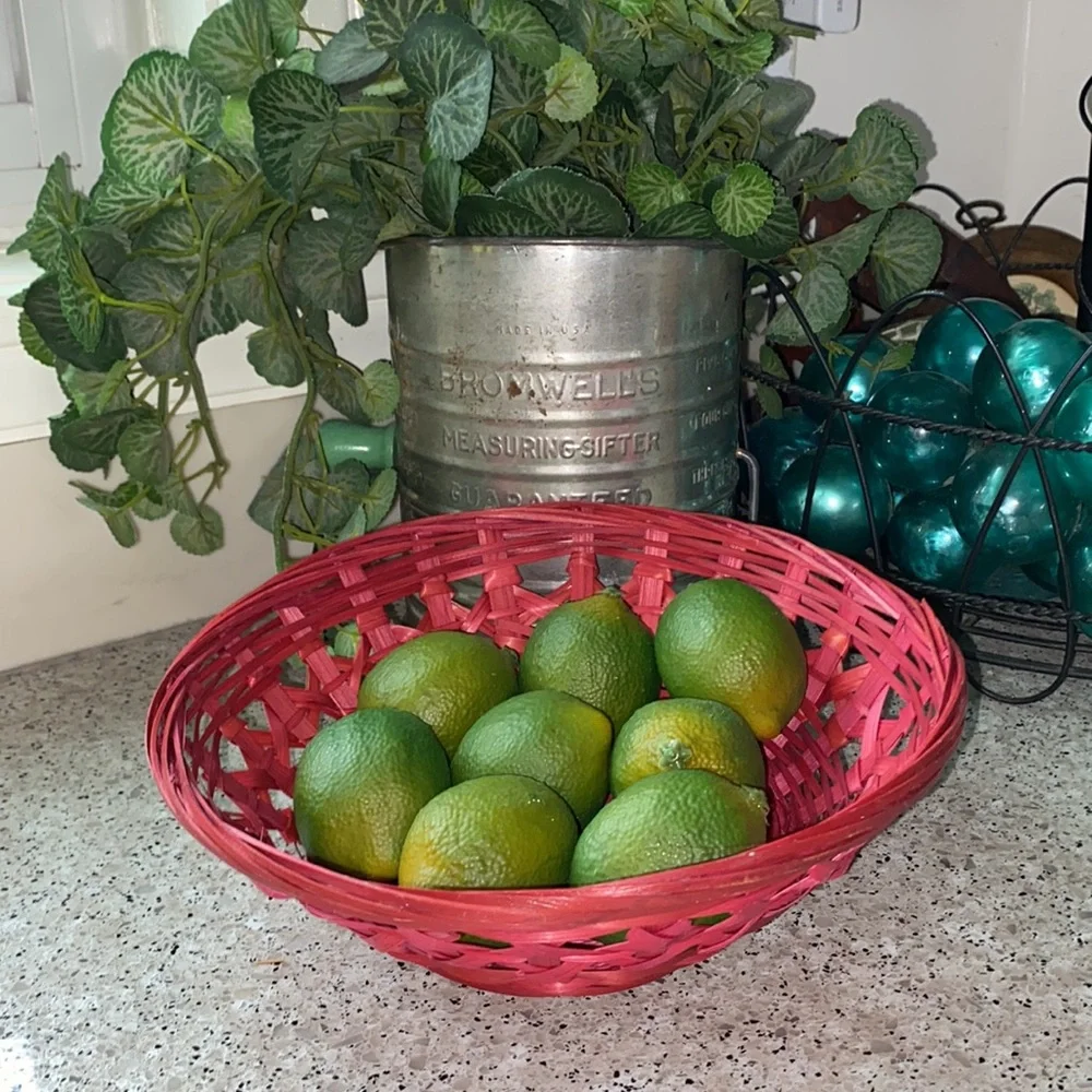 3 Vintage Hand Woven Baskets